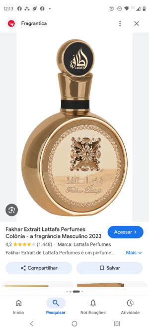 Falhar Gold Perfume Lattafa