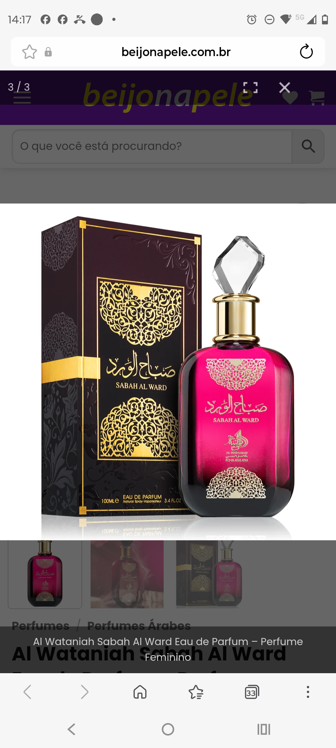 Sabah Al Ward Eau de Parfum Al wataniah