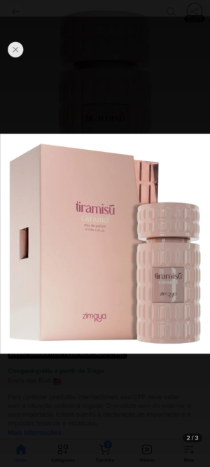 Tiramisu Caramelo EDP